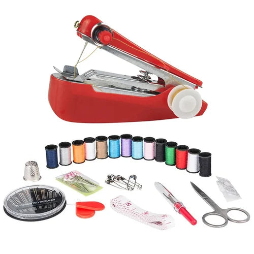 Electric Handy Stitch Mini Hand Sewing Machine Stapler Style Mini Machine