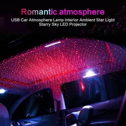 Interior Atmosphere LED Lamp Ambient USB Star Light Auto Roof Projector